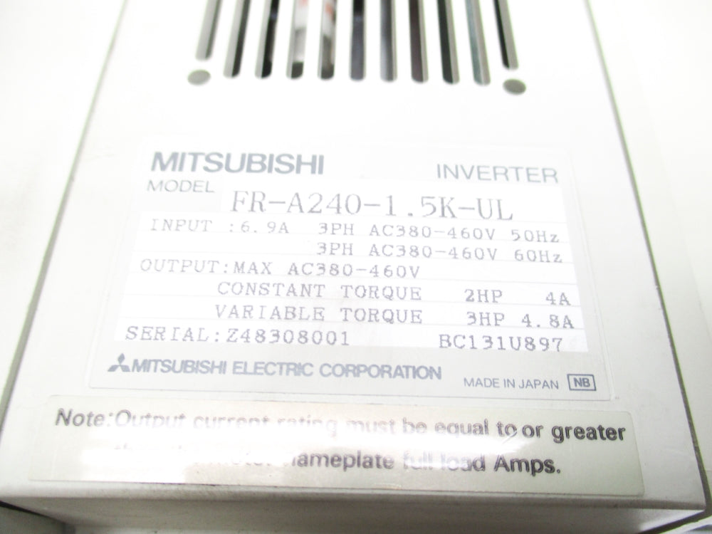 MITSUBISHI FR-A240-1.5K-UL NSNP