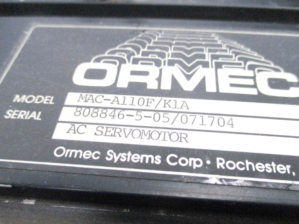 ORMEC MAC-A110F/K1A UNMP