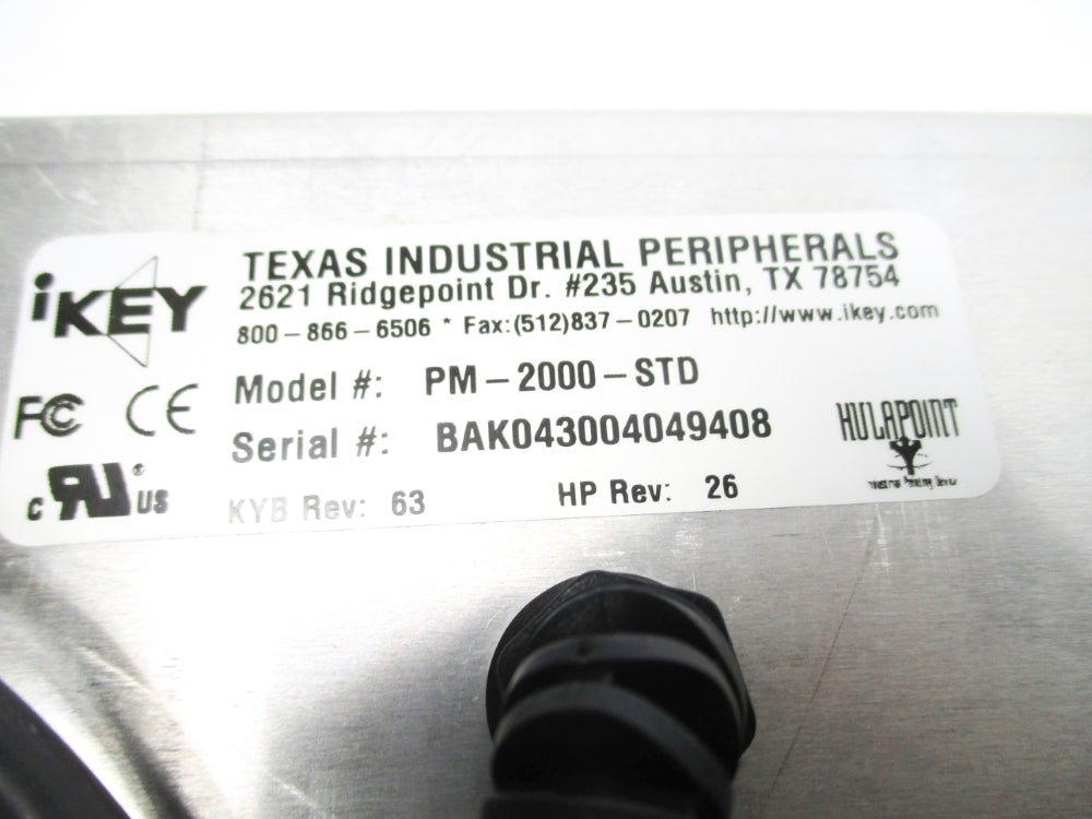 TEXAS INDUSTRIAL PERIPHERALS PM-2000-STD NSMP