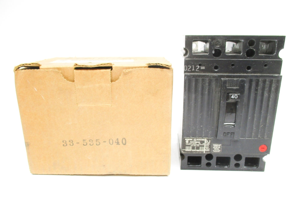 GENERAL ELECTRIC TED136040WL 40A 600VAC NSMP