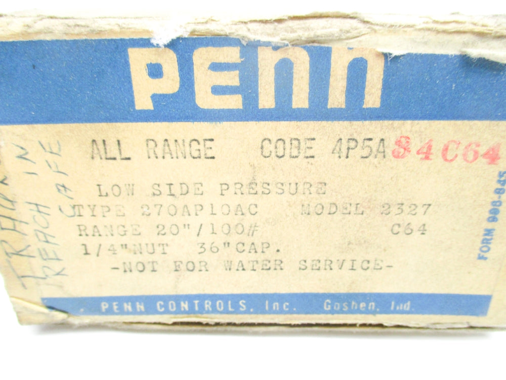 PENN CONTROLS 270AP10AC 2327 NSMP