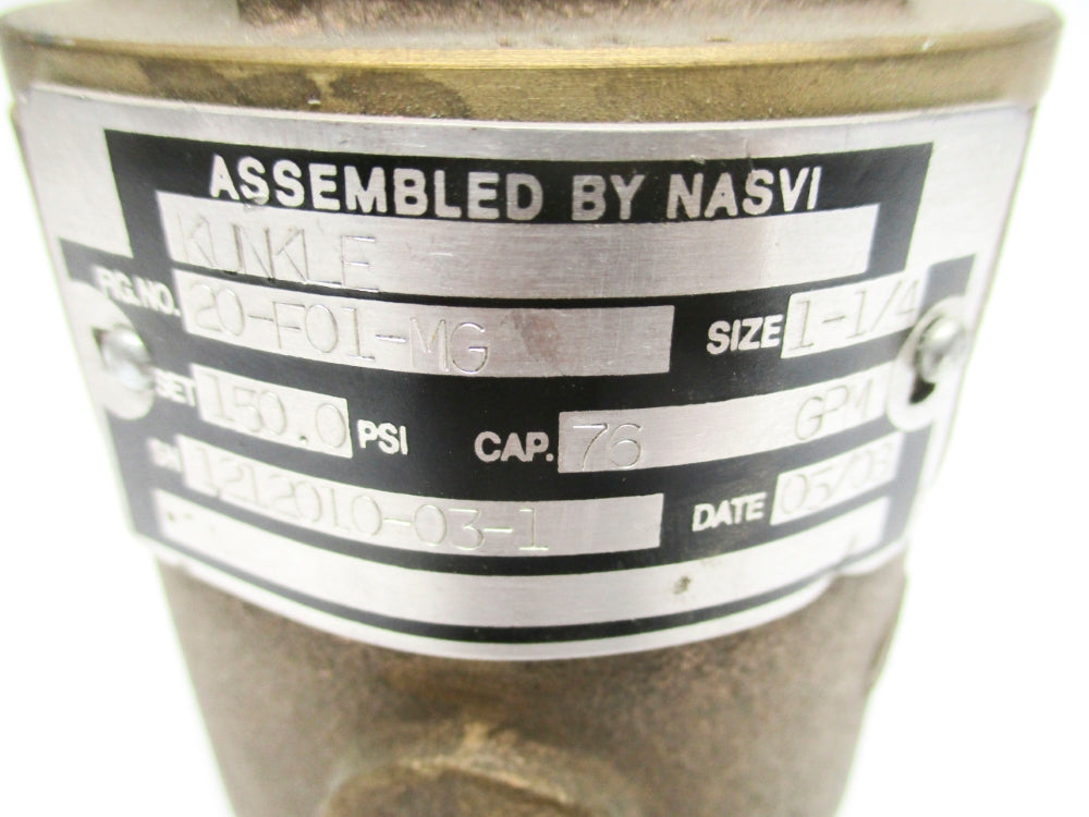KUNKLE 20-F01-MG 150PSI NSNP