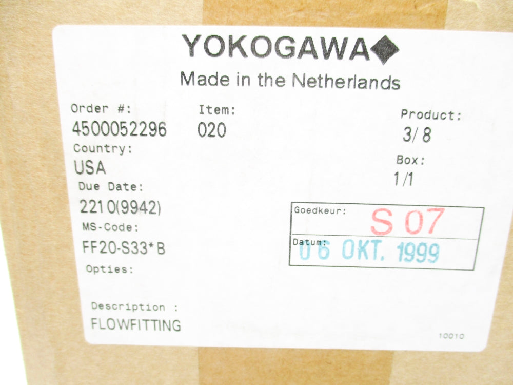 YOKOGAWA FF20-S33*B NSMP