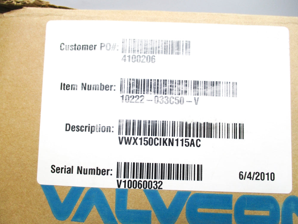 VALVCON VWX150CIKN115AC 115V  NSMP
