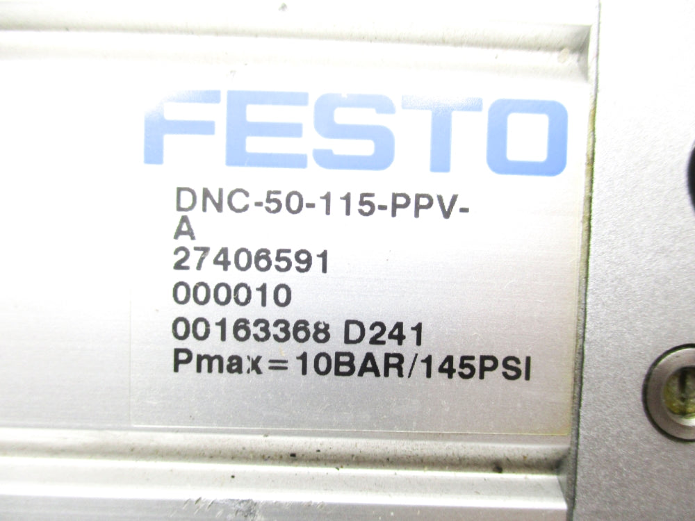 FESTO DNC-50-115-PPV-A 27406591 10BAR/145PSI NSNP