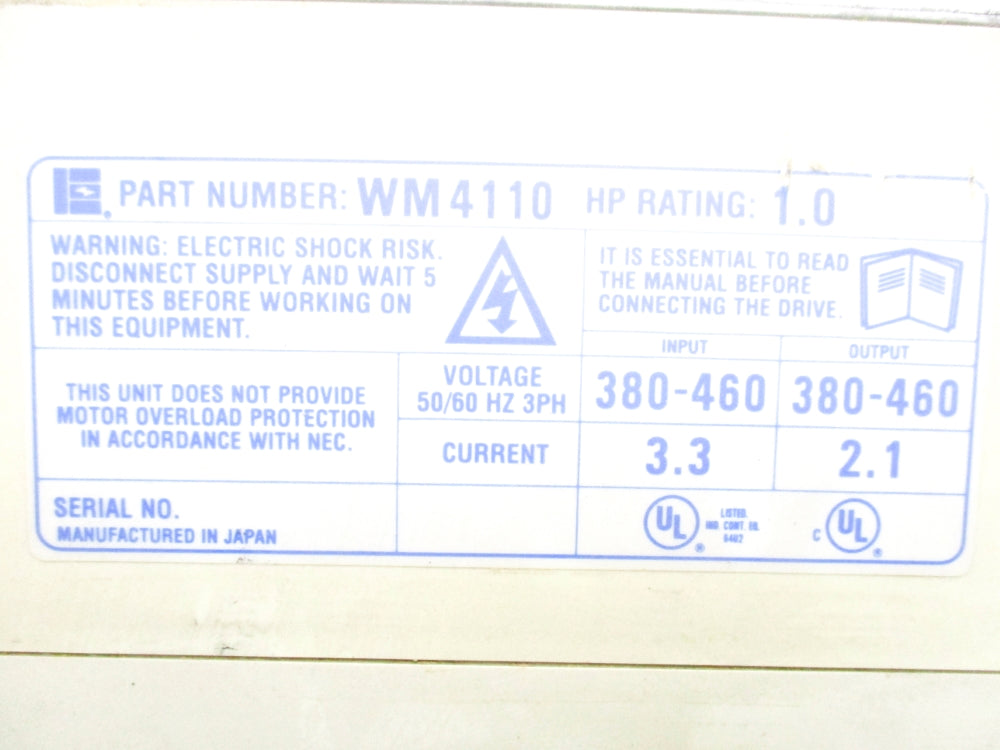 EMERSON WM4110 UNMP