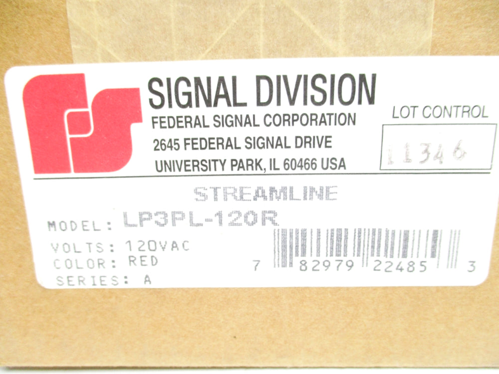 FEDERAL SIGNAL LP3PL-120R SER. A NSMP