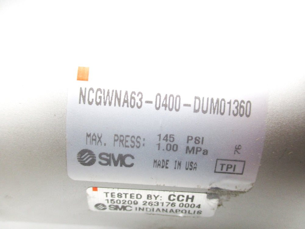 SMC NCGWNA63-0400-DUM01360 145PSI NSNP