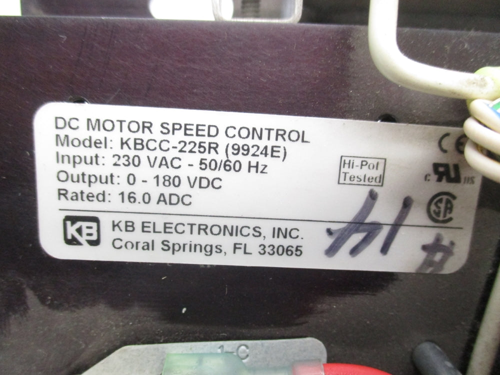KB ELECTRONICS KBCC-225R(9924E) UNMP