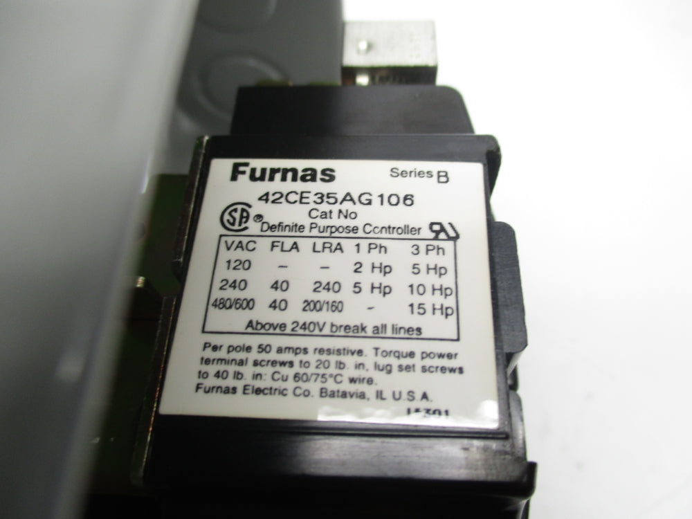 FURNAS 42CE35AG106 SER. B 220V/50HZ-240V/60HZ NSNP
