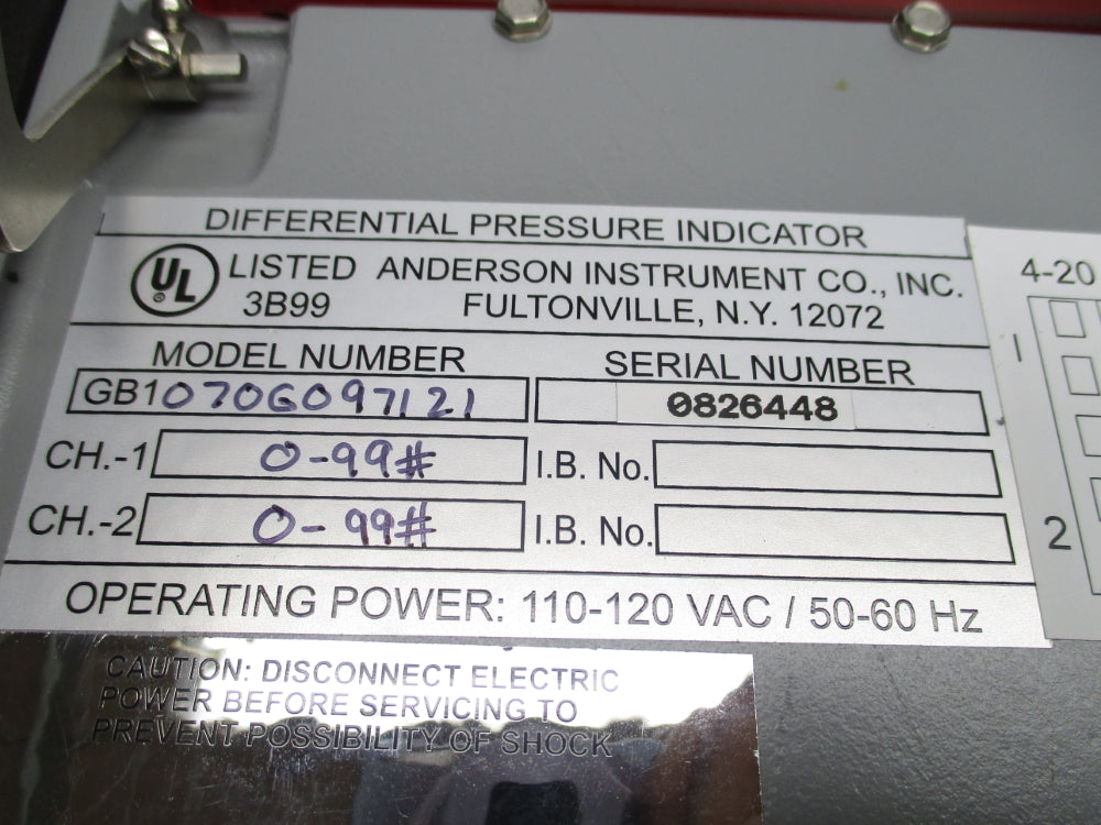 ANDERSON GB1070G097121 NSNP
