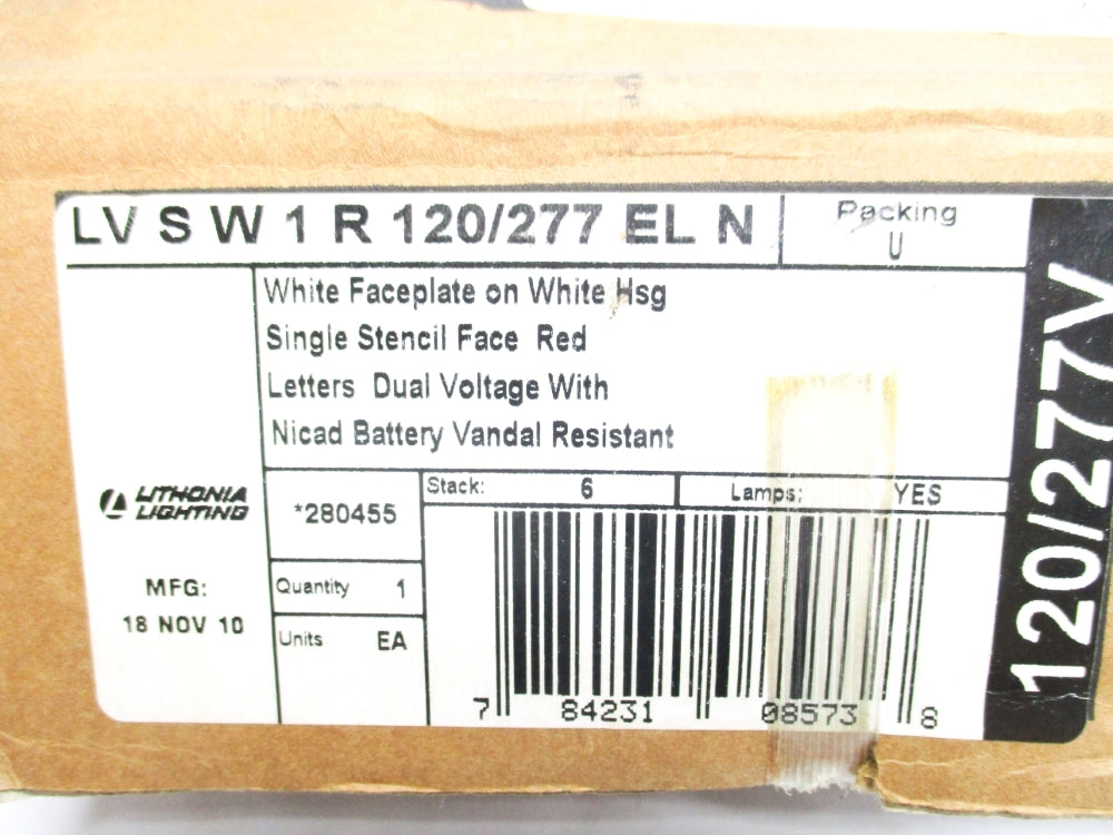LITHONIA LIGHTING LVSW1R120/277ELN NSMP