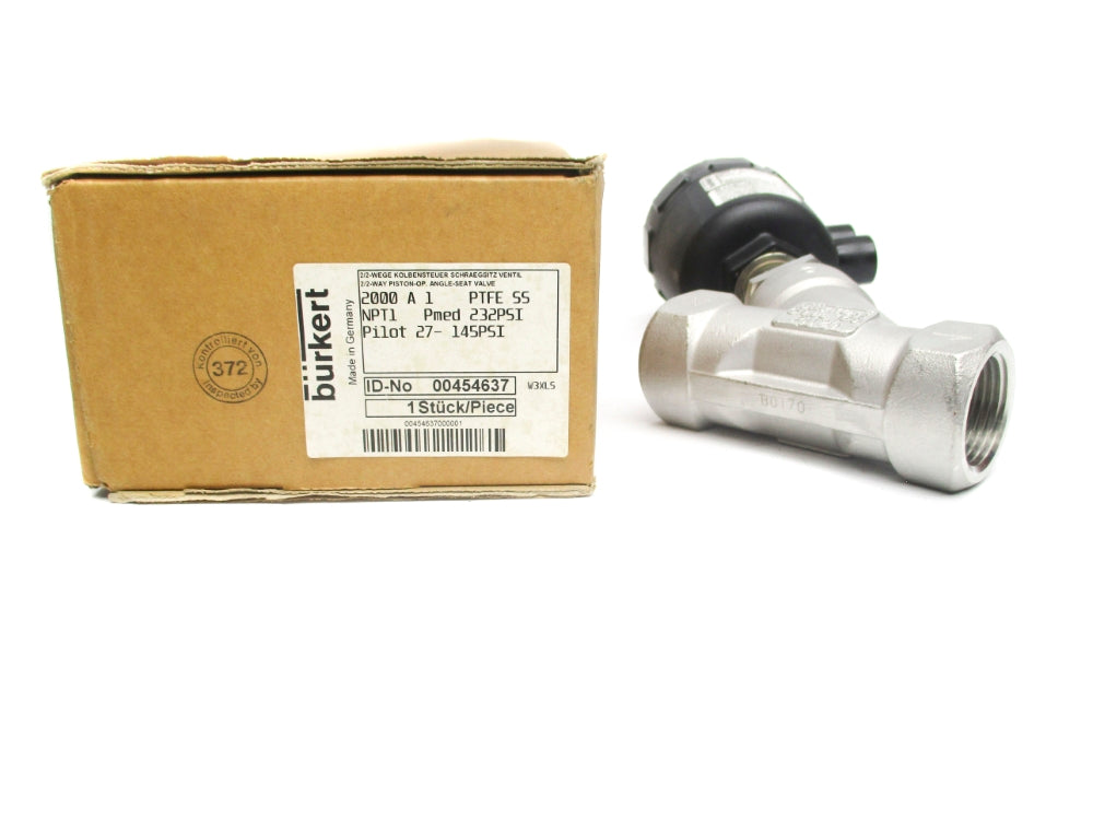 BURKERT 00454637 2000A1PTFESS 27-145PSI NSMP