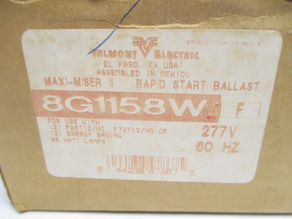 VALMONT ELECTRIC 8G1158W NSMP