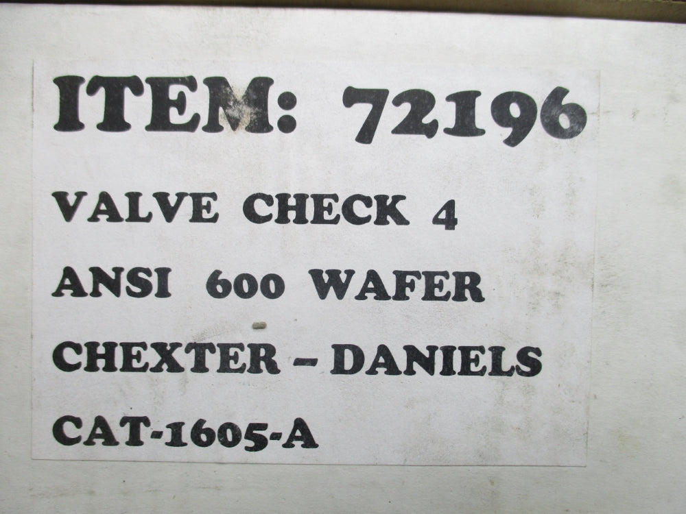 CHEXTER-DANIELS 1605-A NSMP