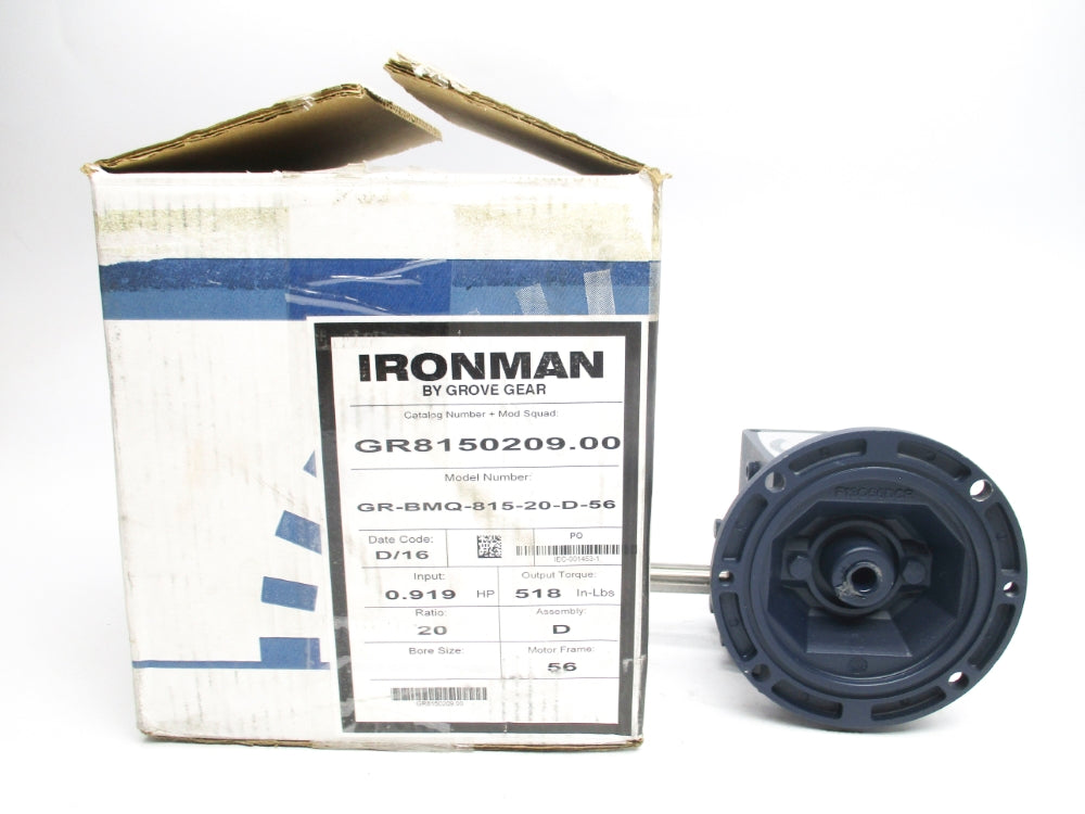 GROVE GEAR GR8150209.00 GR-BMQ-815-20-D-56 NSMP