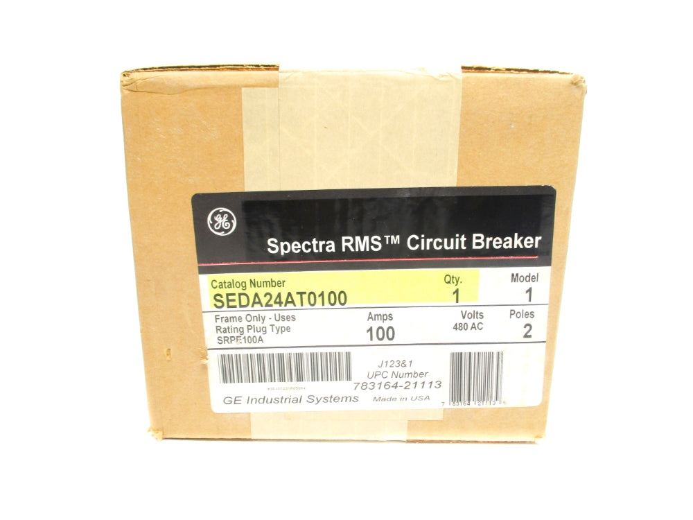 GENERAL ELECTRIC SEDA24AT0100 100A 480V NSFS