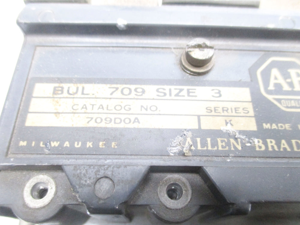 INDUSTRIAL SPARE PART 709-DOA SER. K UNMP