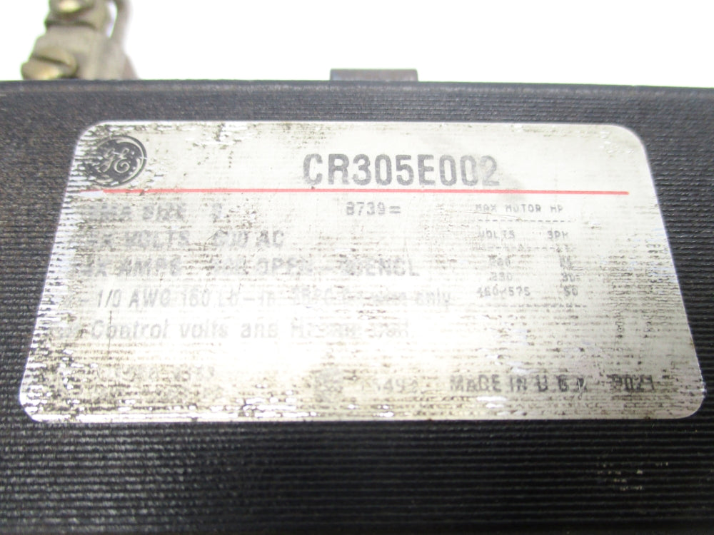 GENERAL ELECTRIC CR305E002 UNMP