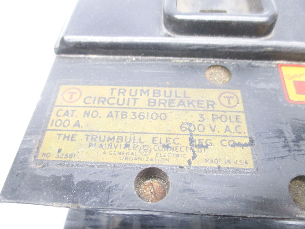 TRUMBULL ATB36100 100A 600VAC UNMP