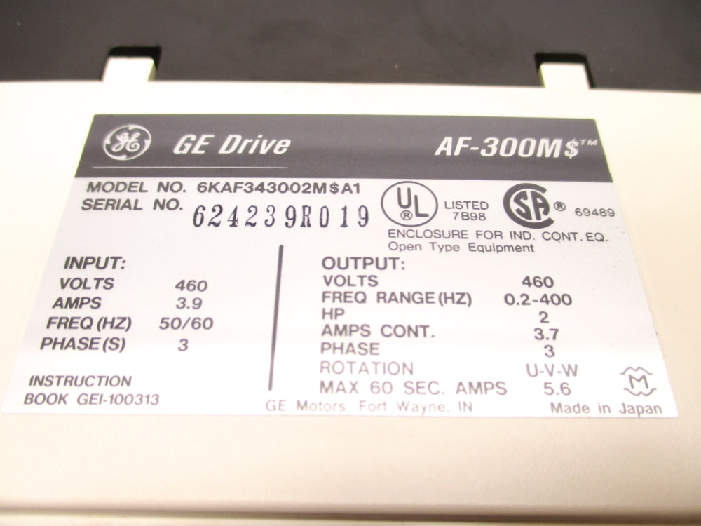 GENERAL ELECRIC 6KAF343002M$-A1 NSMP