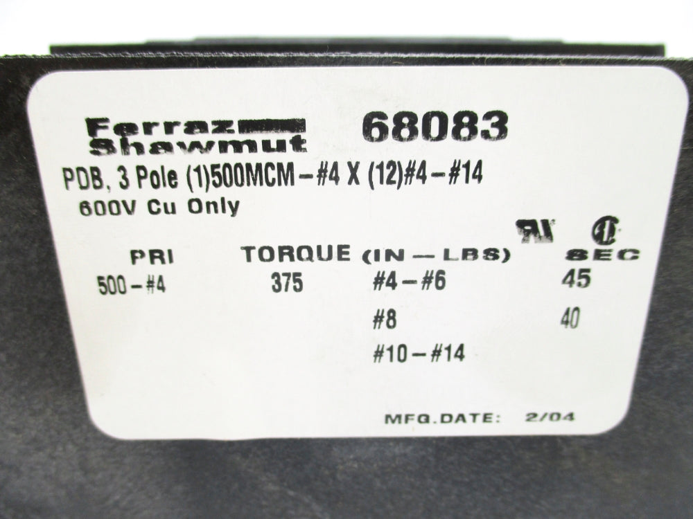 FERRAZ SHAWMUT 68083 NSMP