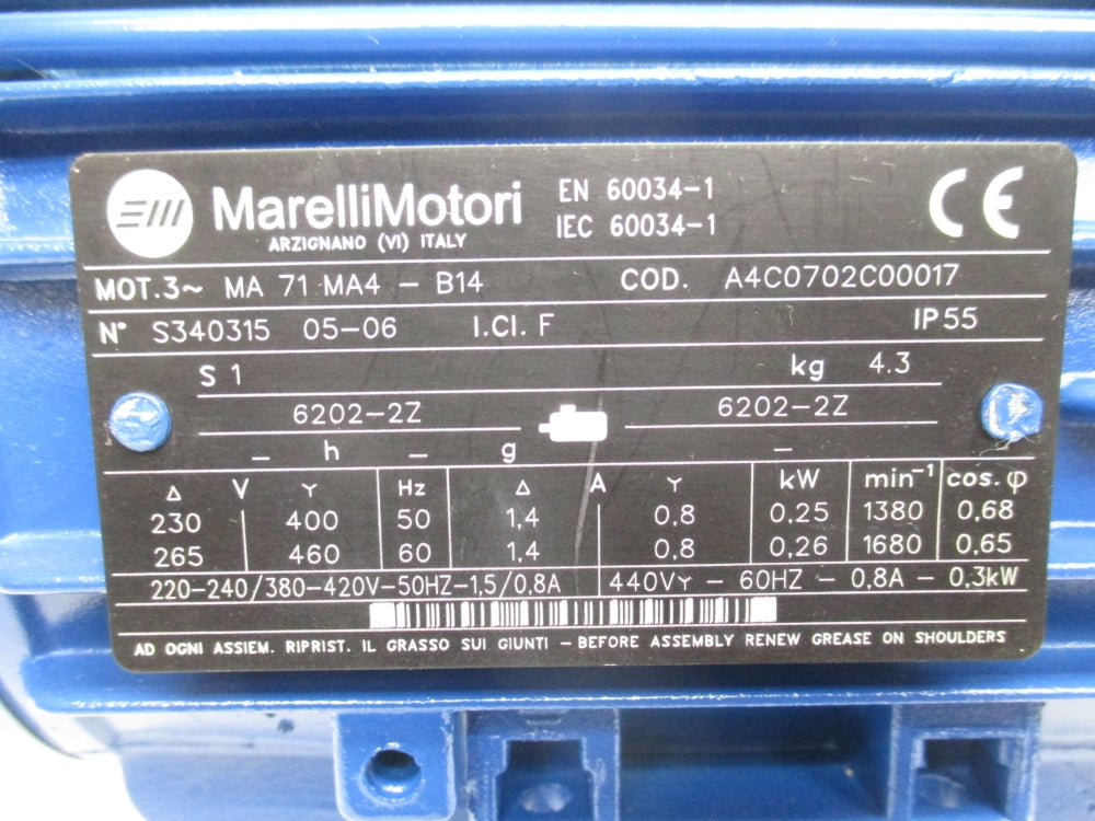 MARELLI MOTORI MA71MA4-B14 NSMP
