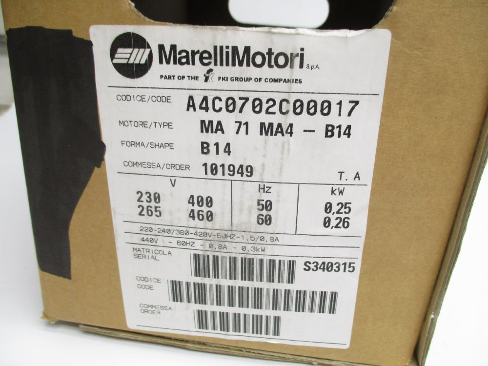 MARELLI MOTORI MA71MA4-B14 NSMP