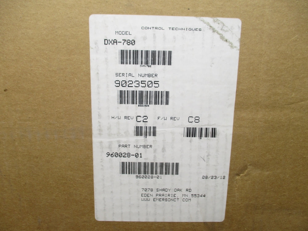 EMERSON DXA-780 850018-01 REMAN