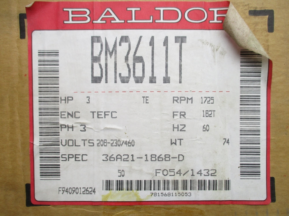 BALDOR BM3611T NSMP