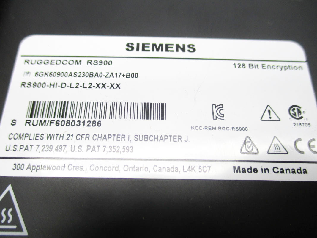 SIEMENS 6GK60900A230BA0-ZA17+B00 NSNP