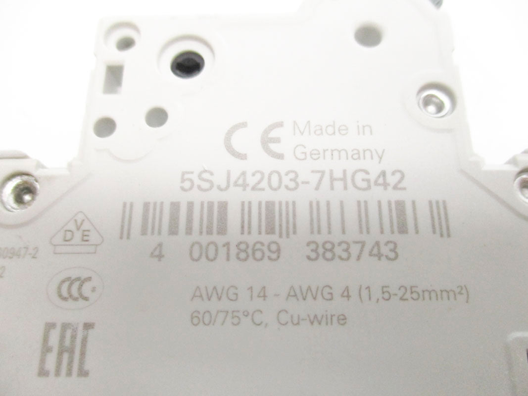 SIEMENS 5SJ4203-7HG42 400V 3A NSNP