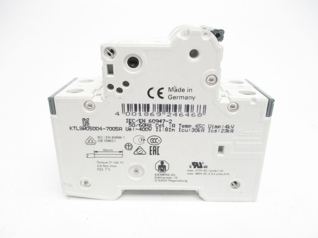SIEMENS 5SY6202-7 400V 2A NSNP