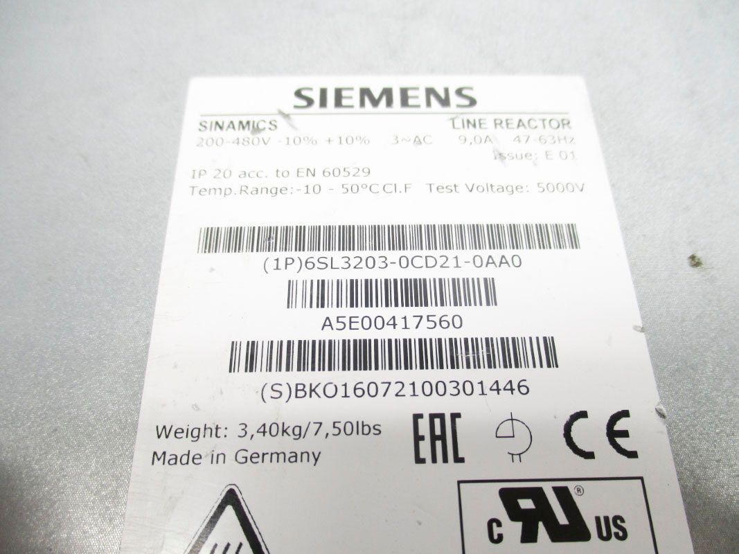 SIEMENS 6SL3203-0CD21-0AA0 NSNP