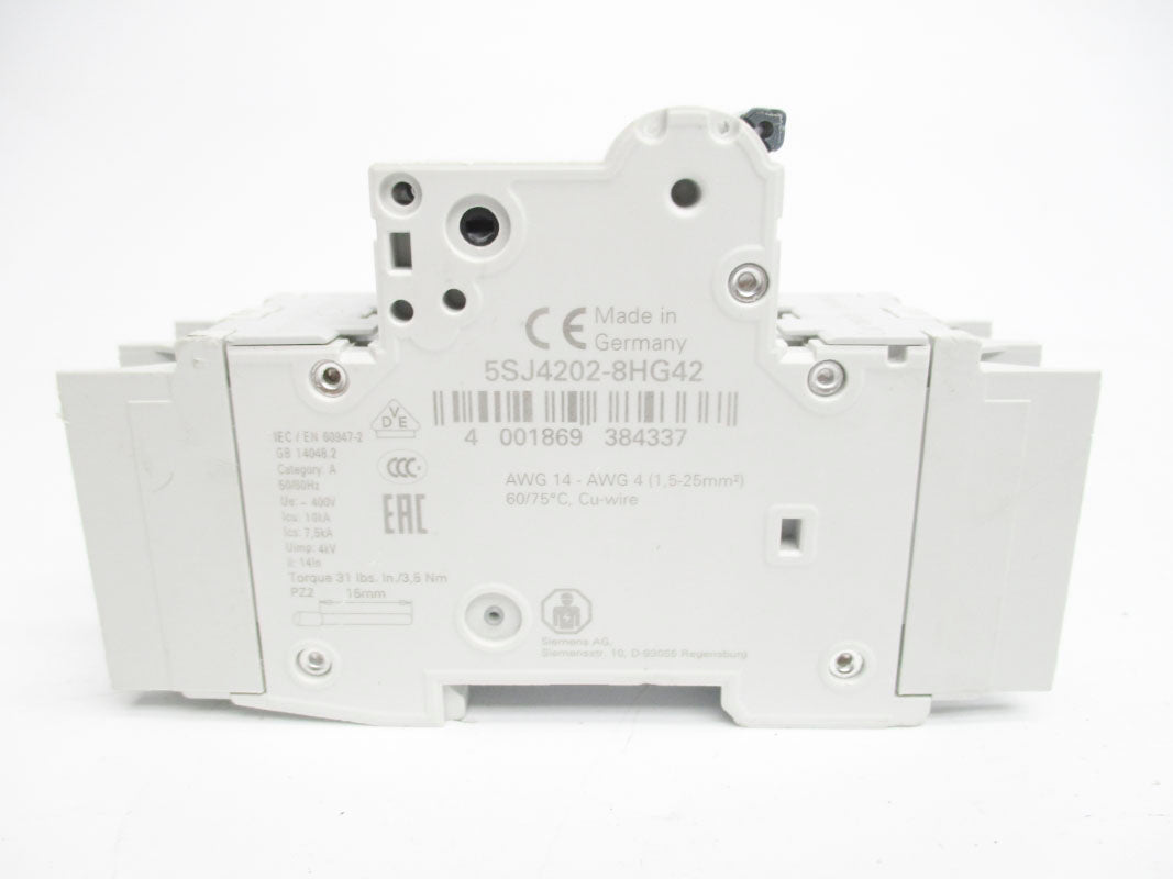 SIEMENS 5SJ4202-8HG42 2A 400V NSNP