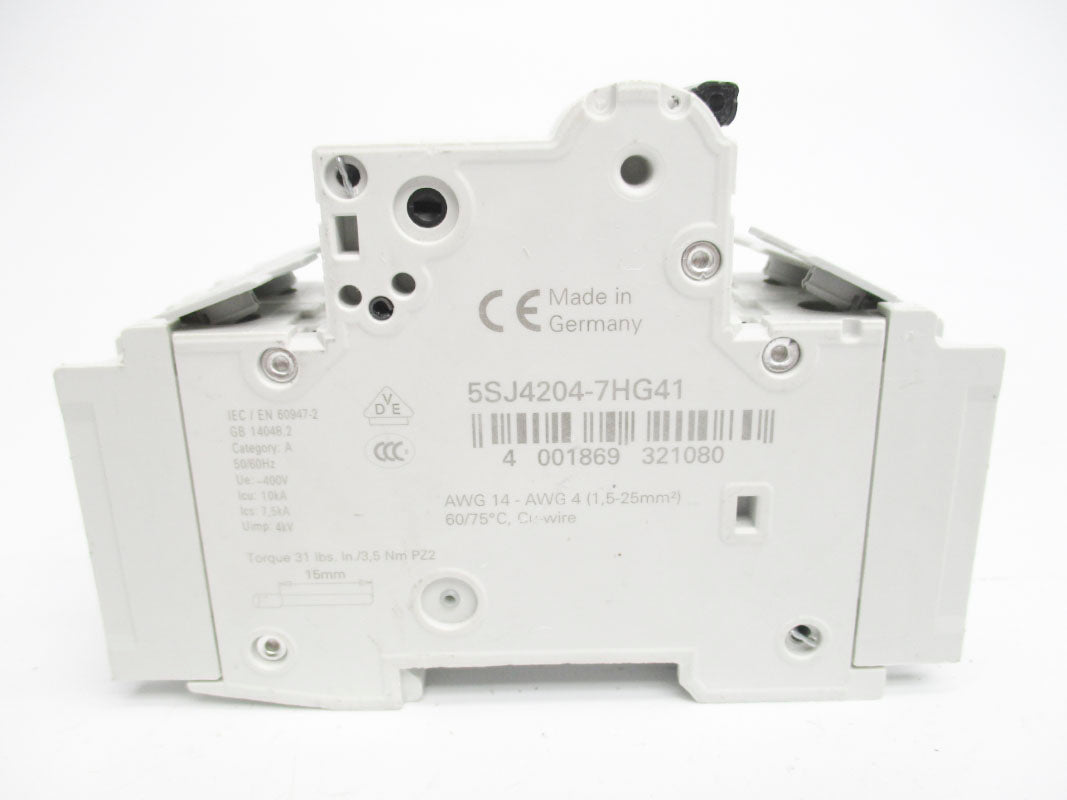 SIEMENS 5SJ4204-7HG41 4A 400V NSNP