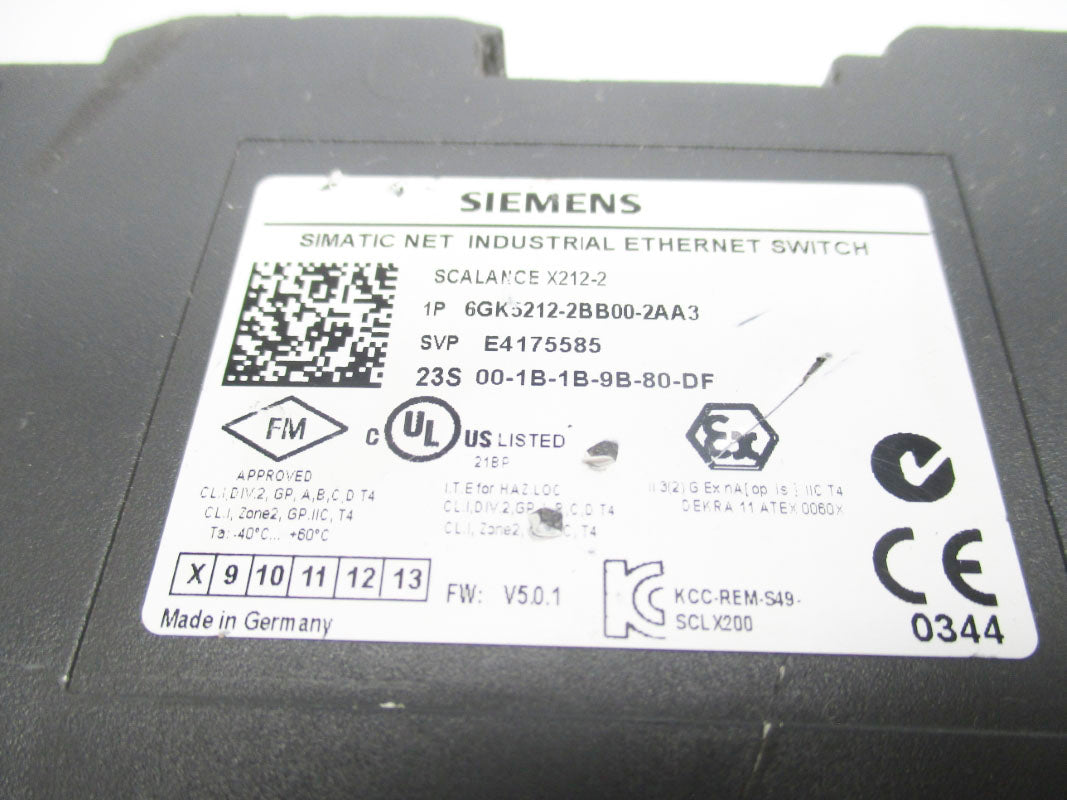 SIEMENS 6GK5212-2BB00-2AA3 (AS PICTURED) NSNP