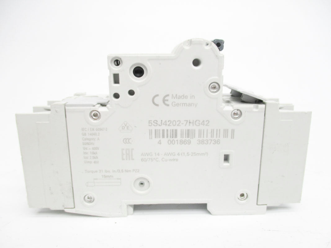 SIEMENS 5SJ4202-7HG42 2A 400V NSNP