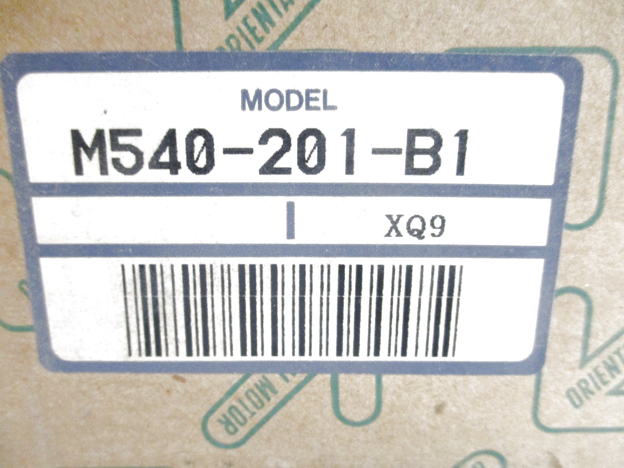ORIENTAL MOTORS M540-201-B1 NSMP