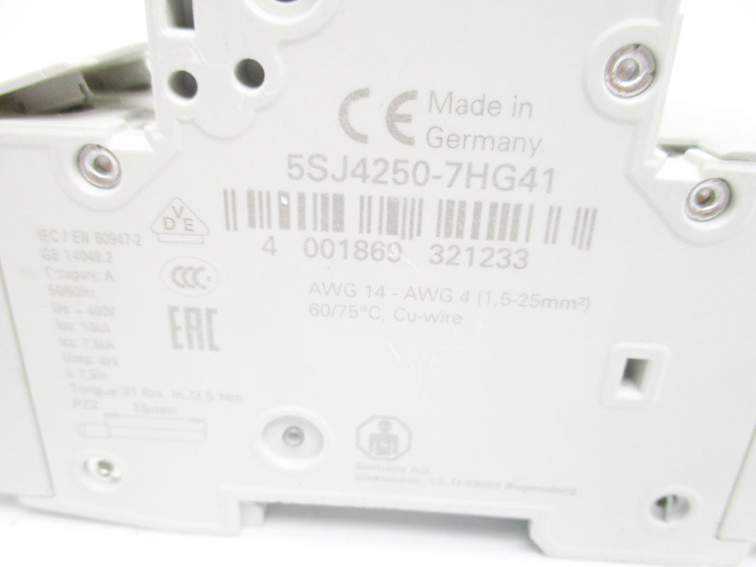 SIEMENS 5SJ4250-7HG41 50A 400V NSNP
