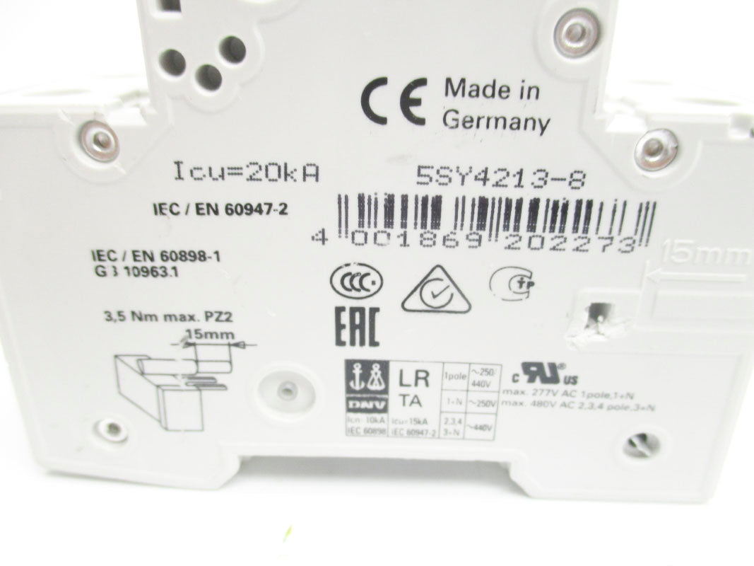 SIEMENS 5SY4213-8 13A 400V NSNP