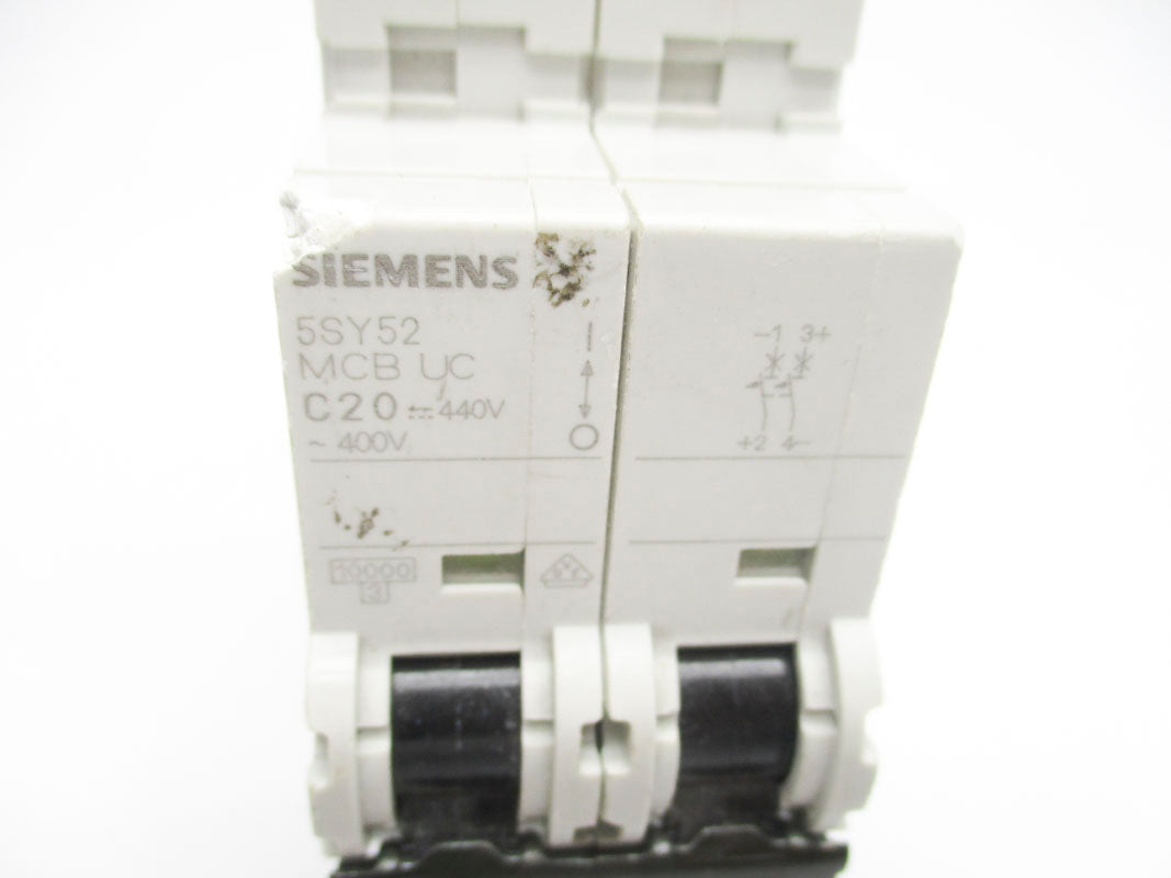 SIEMENS 5SY5220-7 20A 400V (AS PICTURED) NSNP