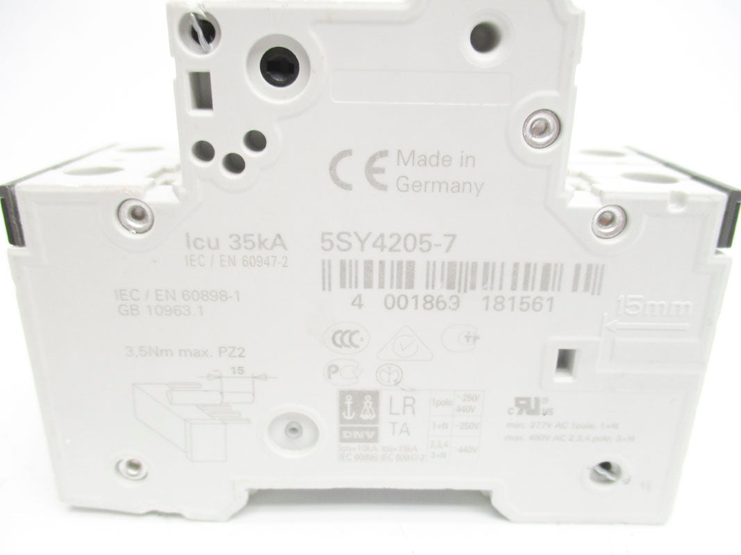 SIEMENS 5SY4205-7 .5A 400V NSNP