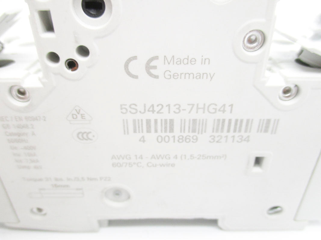 SIEMENS 5SJ4213-7HG41 13A 400V (AS PICTURED) NSNP