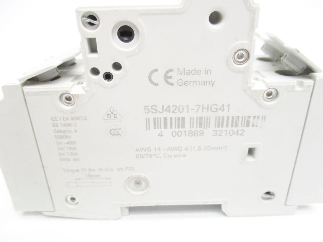 SIEMENS 5SJ4201-7HG41 1A 400V NSNP