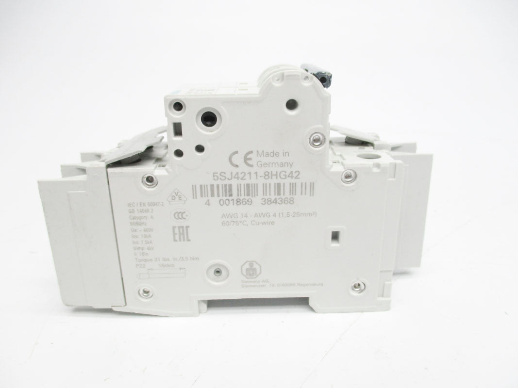 SIEMENS 5SJ4211-8HG42 5A 400V (AS PICTURED) NSNP