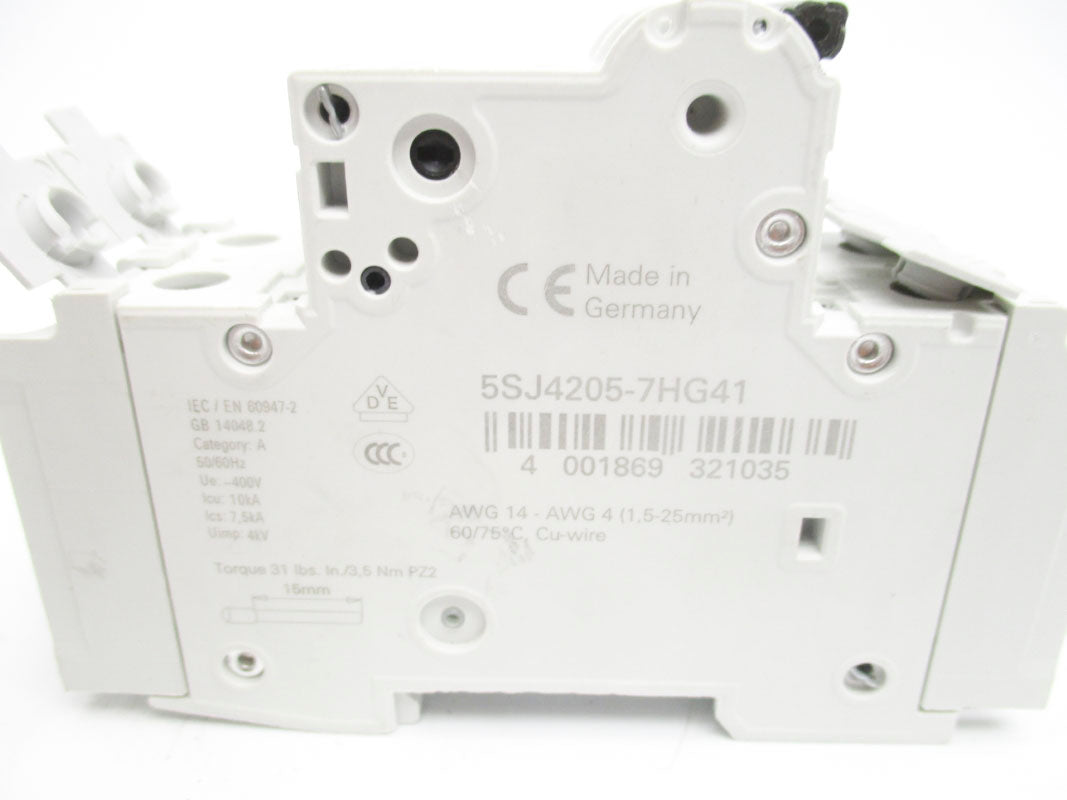 SIEMENS 5SJ4205-7HG41 .5A 400V NSNP