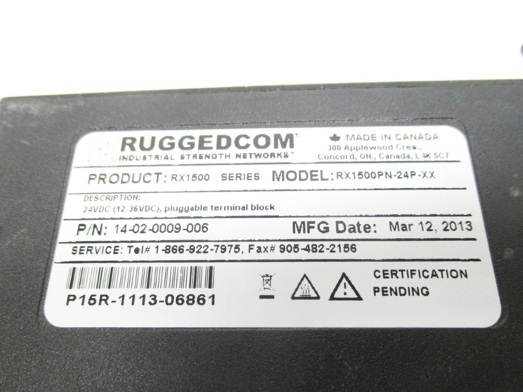 RUGGEDCOM RX1500PN-24P-XX 14-02-0009-006 NSNP