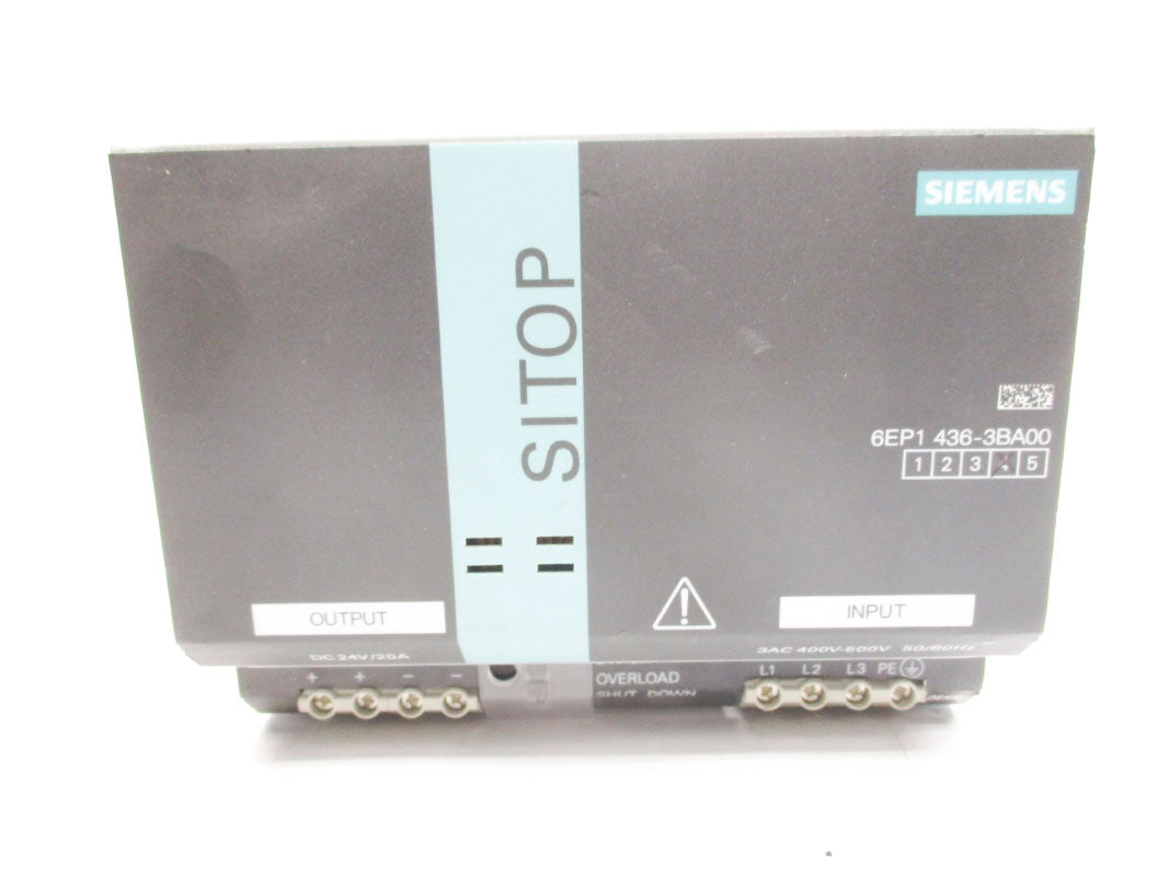 SIEMENS 6EP1436-3BA00 400-500V 1,1-0,9A NSNP