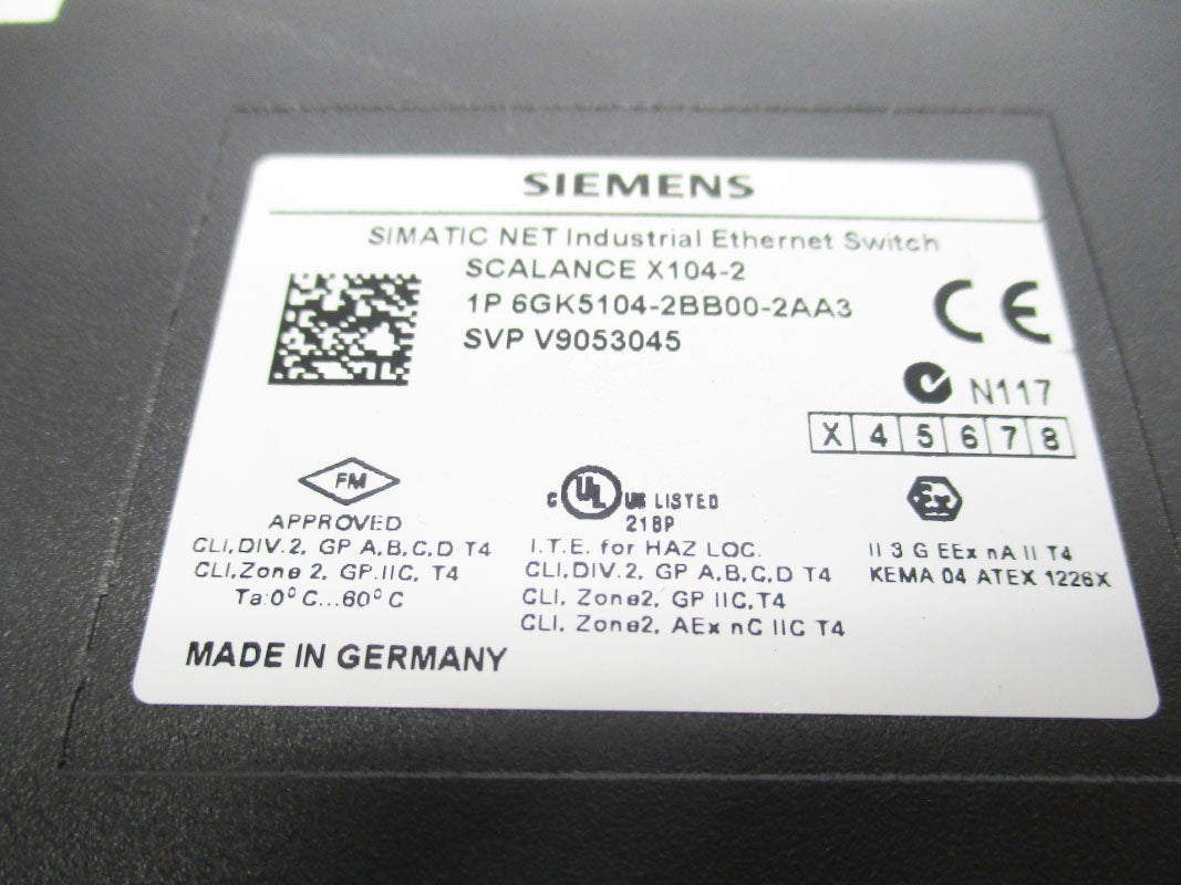 SIEMENS 6GK5104-2BB00-2AA3 NSNP